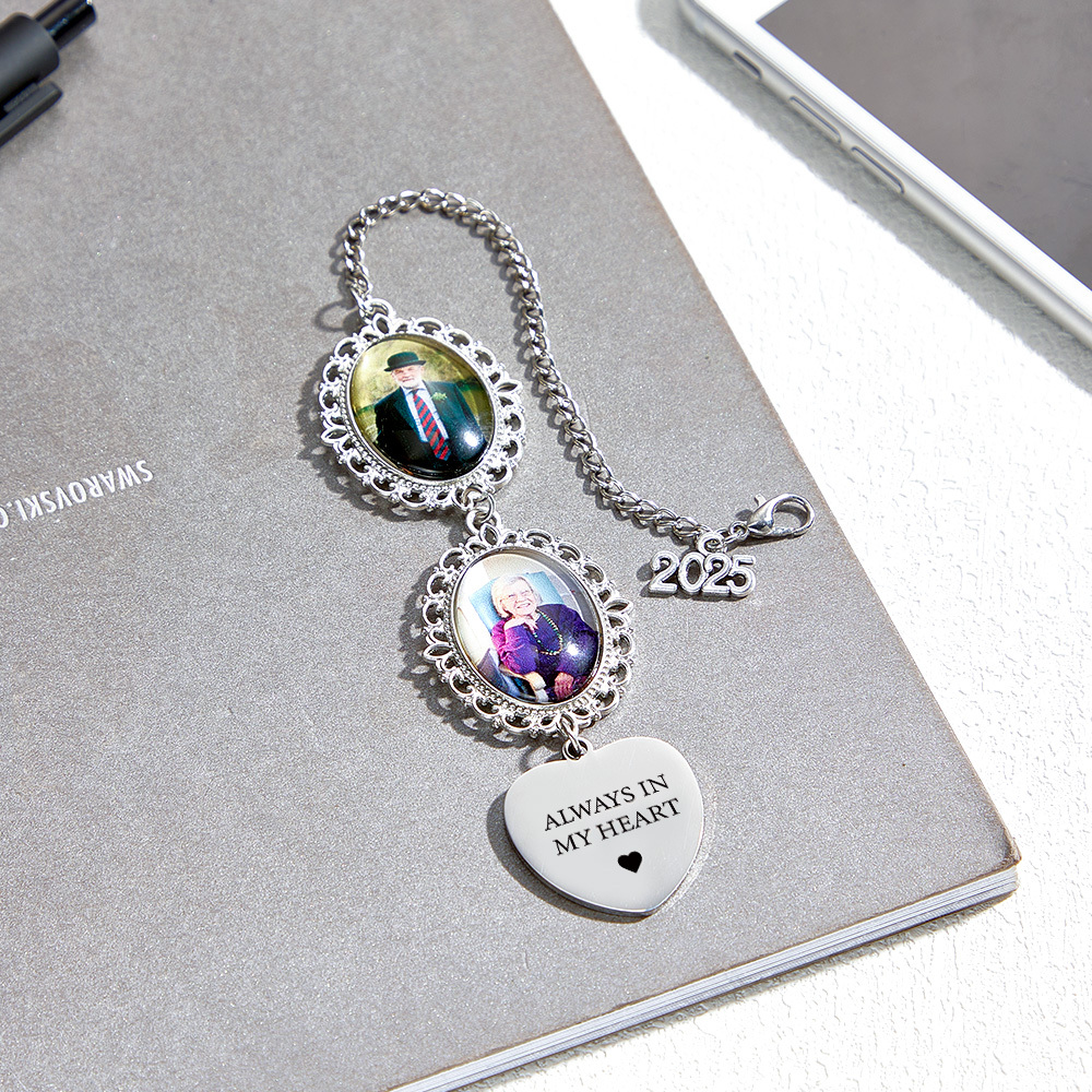 Custom Graduation Photo Charm Graduation Memorial Tassel Photo Memorial Graduation Cap Charm Graduation Gift - soufeelmy