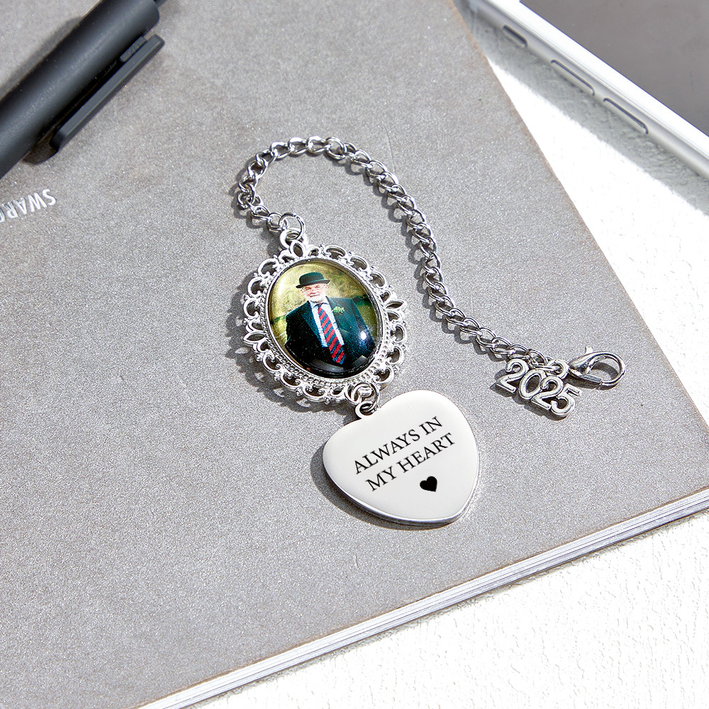 Custom Graduation Photo Charm Graduation Memorial Tassel Photo Memorial Graduation Cap Charm Graduation Gift - soufeelmy
