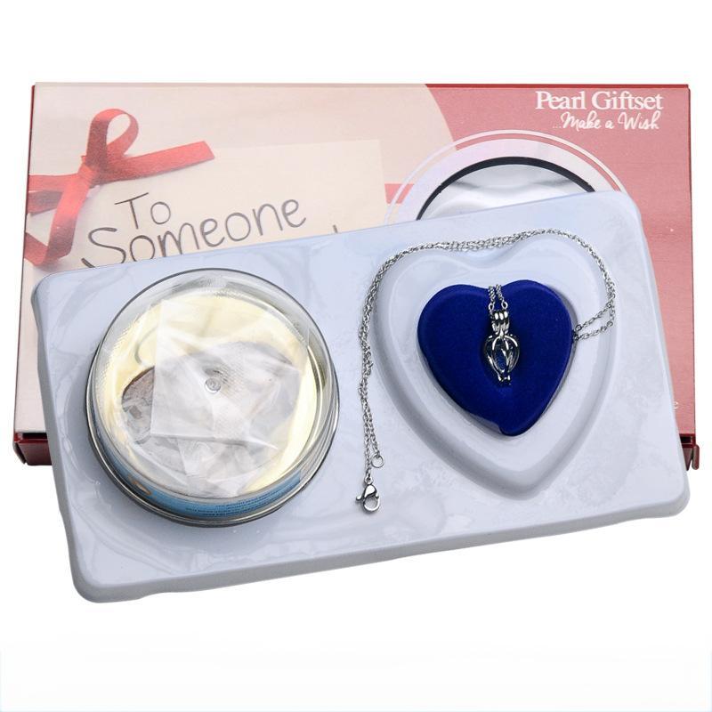 Pearl Necklace Pearl Oyster Self-opening Blind Box Pearl Necklace Pearl Pendant Surprise Gift - soufeelmy
