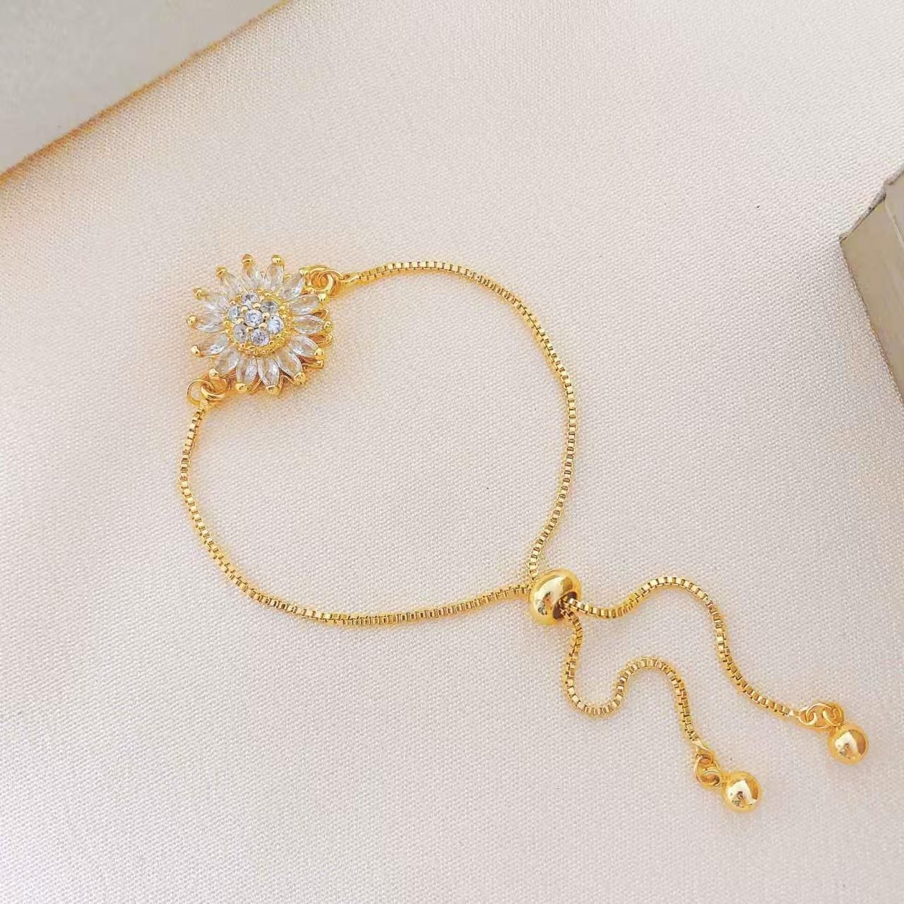 Sunflower Spinner Ring Gift for Lover - soufeelmy
