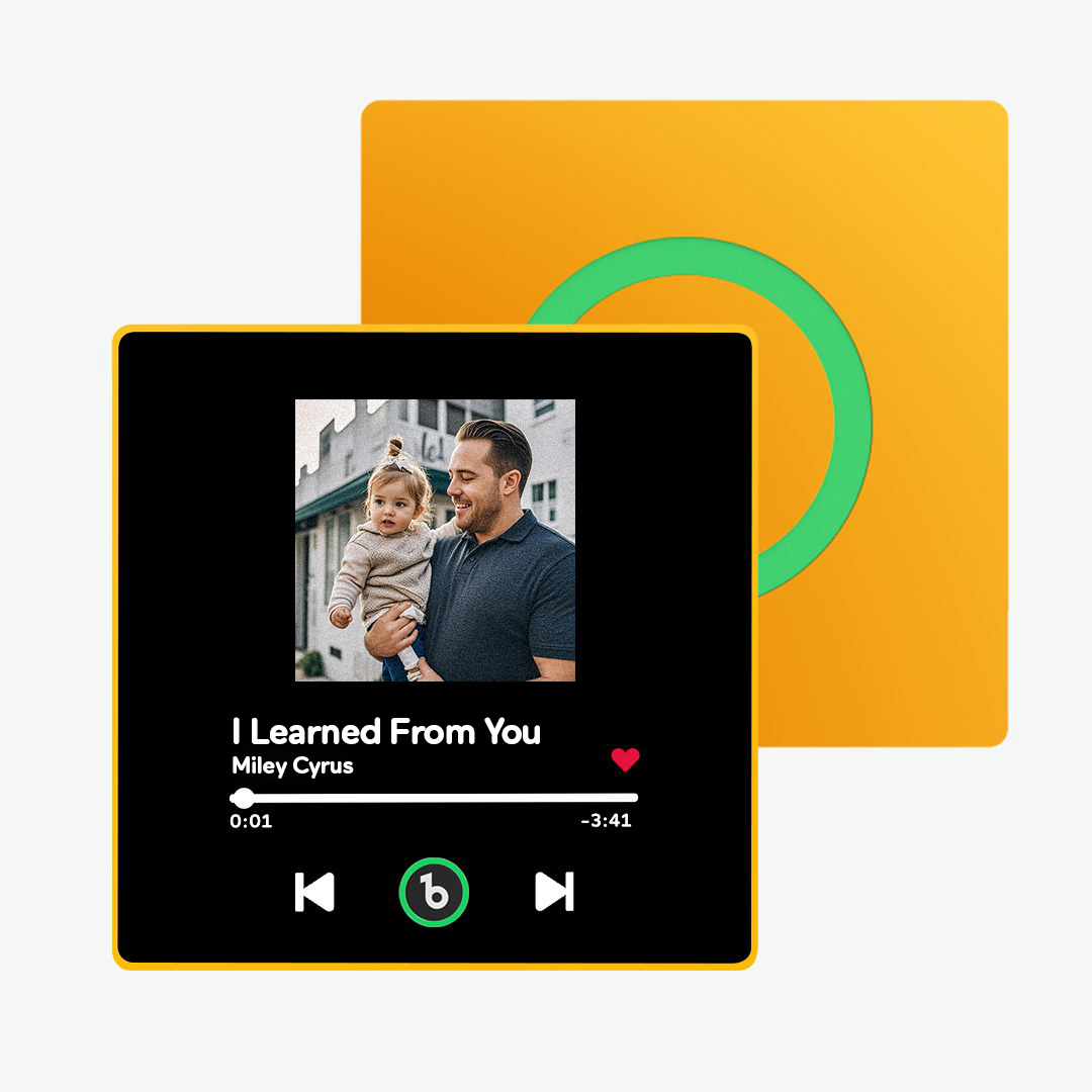 Custom Music Fridge Magnet New 4.0 Upgrade Colorful Frame Personalized Album Fridge Magnet That Can Be Played Song Anniversary Father and Son Gifts - soufeelmy
