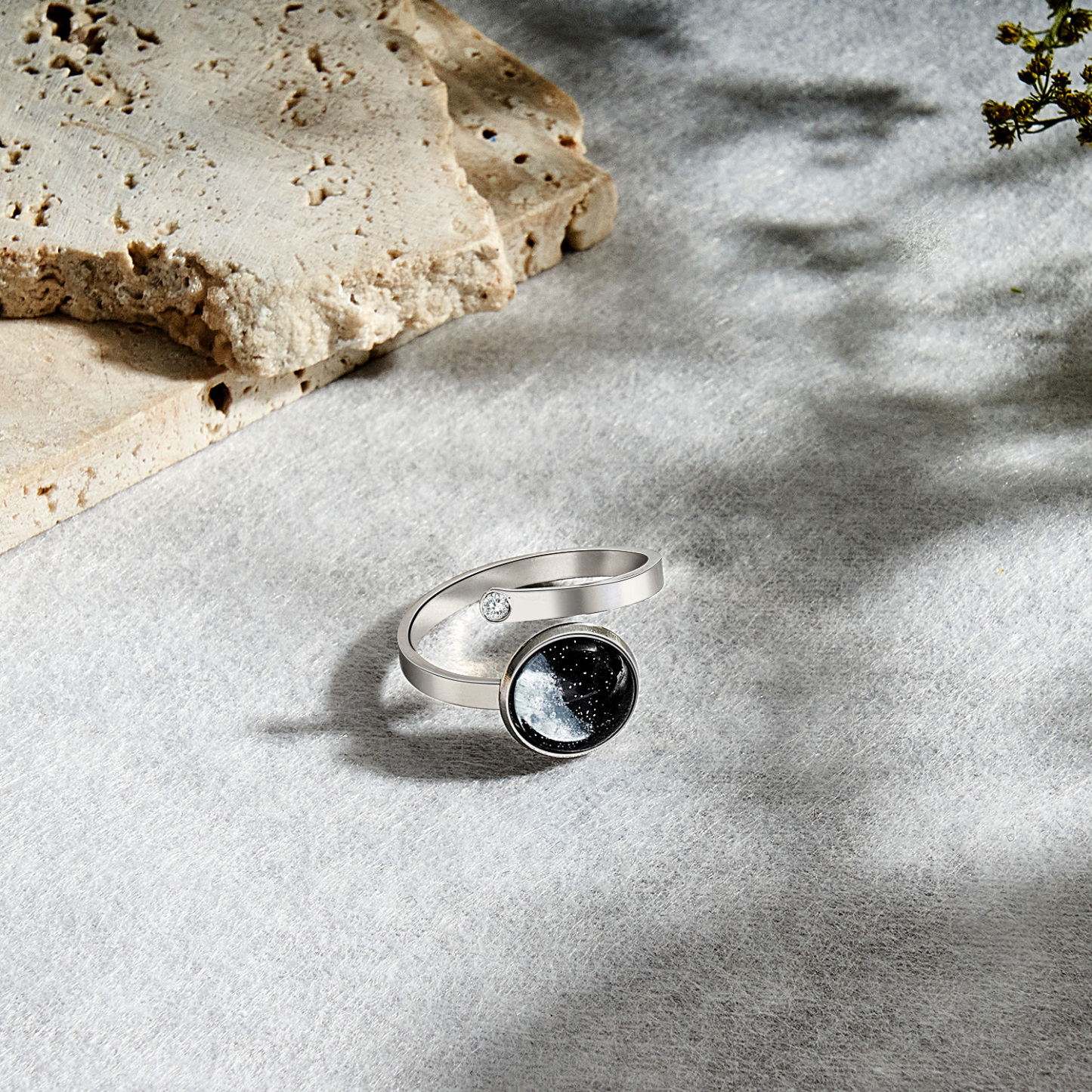Custom Moon Phase Ring Luminous Ring Gift for Her - soufeelmy