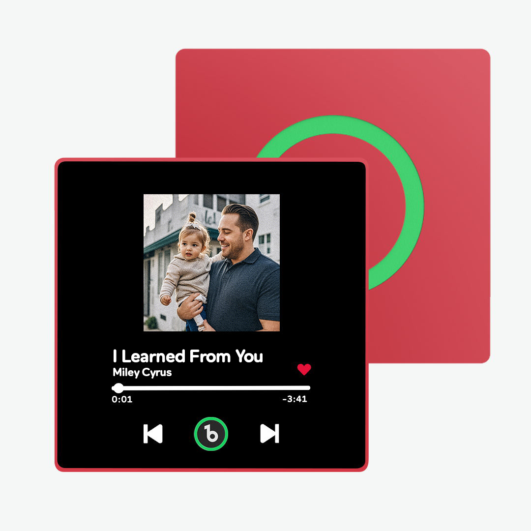 Custom Music Fridge Magnet New 4.0 Upgrade Colorful Frame Personalized Album Fridge Magnet That Can Be Played Song Anniversary Father and Son Gifts - soufeelmy