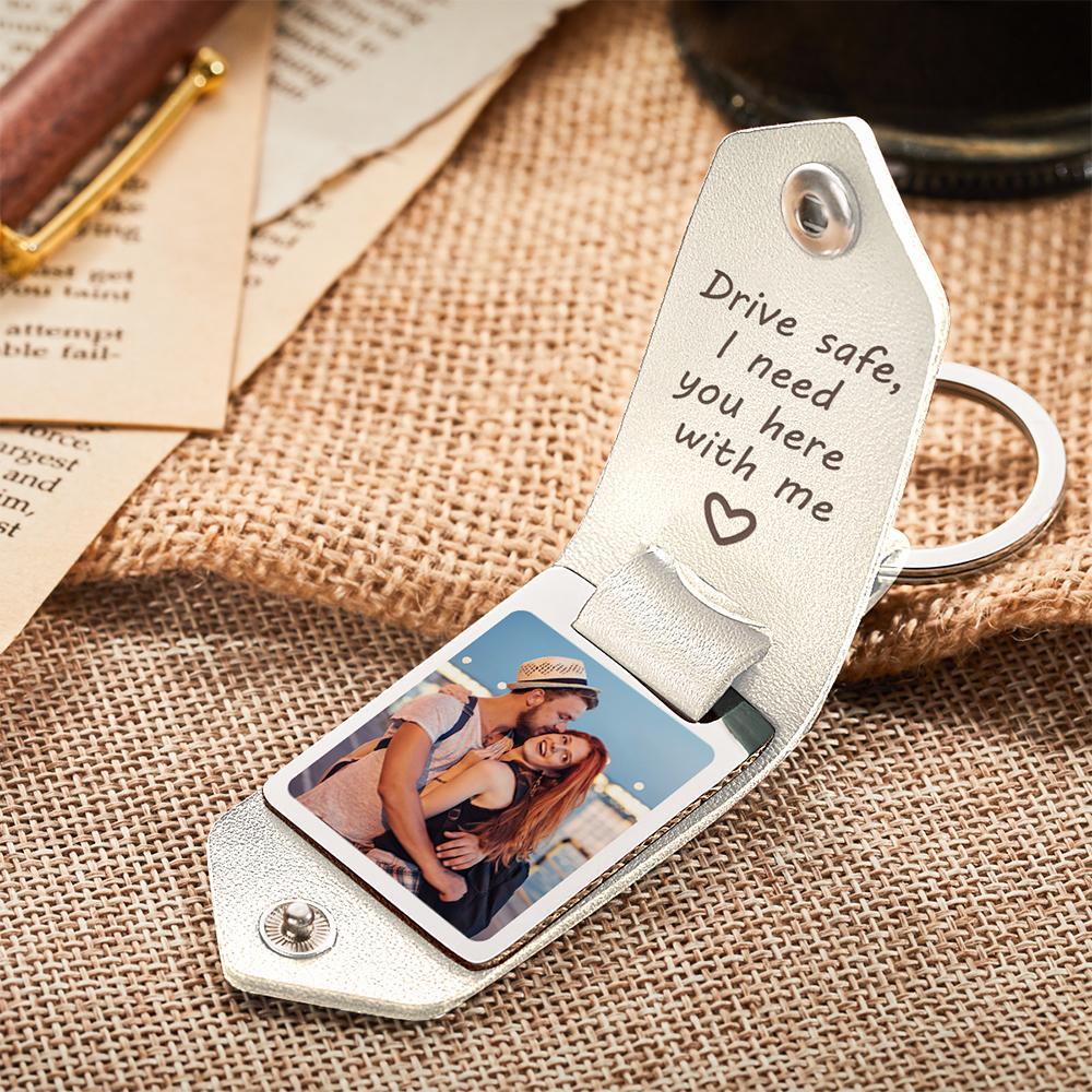 Drive Safe Keychain Gifts for Lover Calendar Keychain Photo Gifts - soufeelmy