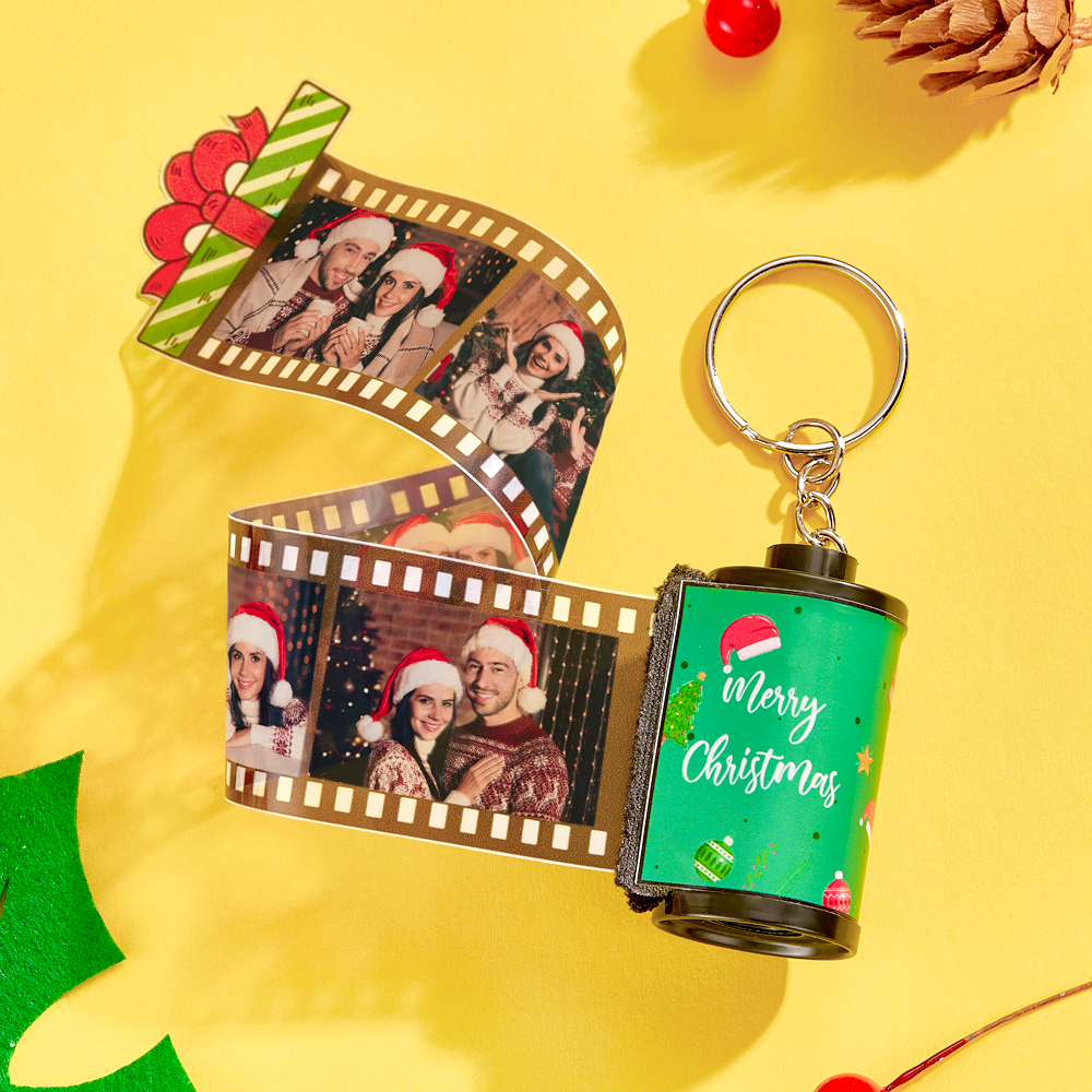 Custom Engraved Photo Film Keychain Camera Roll Chirstmas Gifts - soufeelmy