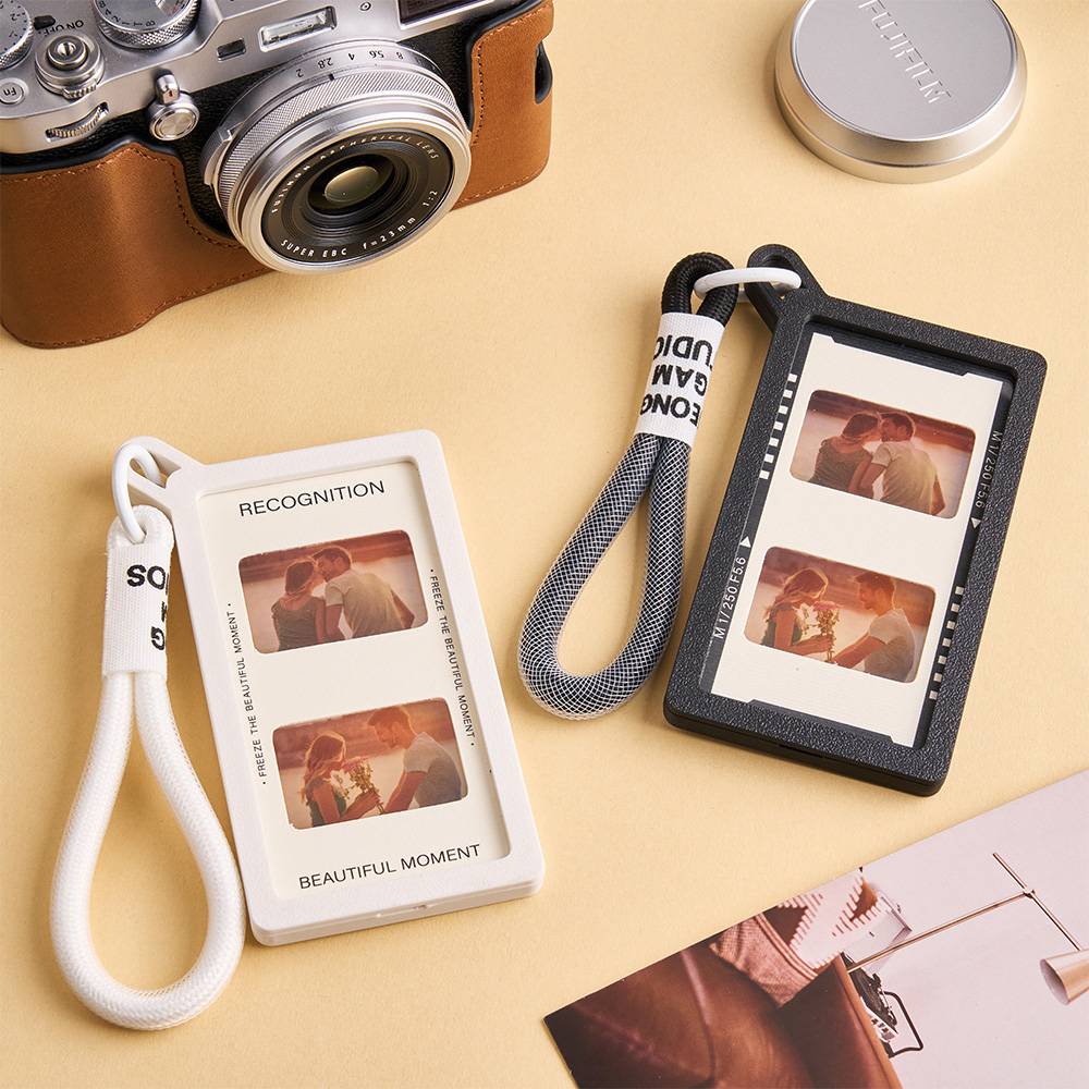 Custom Photo Reversal Film Keychain Film Protective Case Translucent Card Photo Frame - soufeelmy
