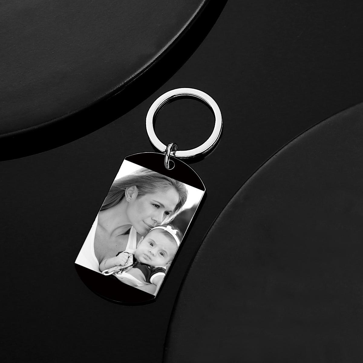 Custom Keychain Photo Calendar Keychain Tag Keychain Gift for Mother - soufeelmy