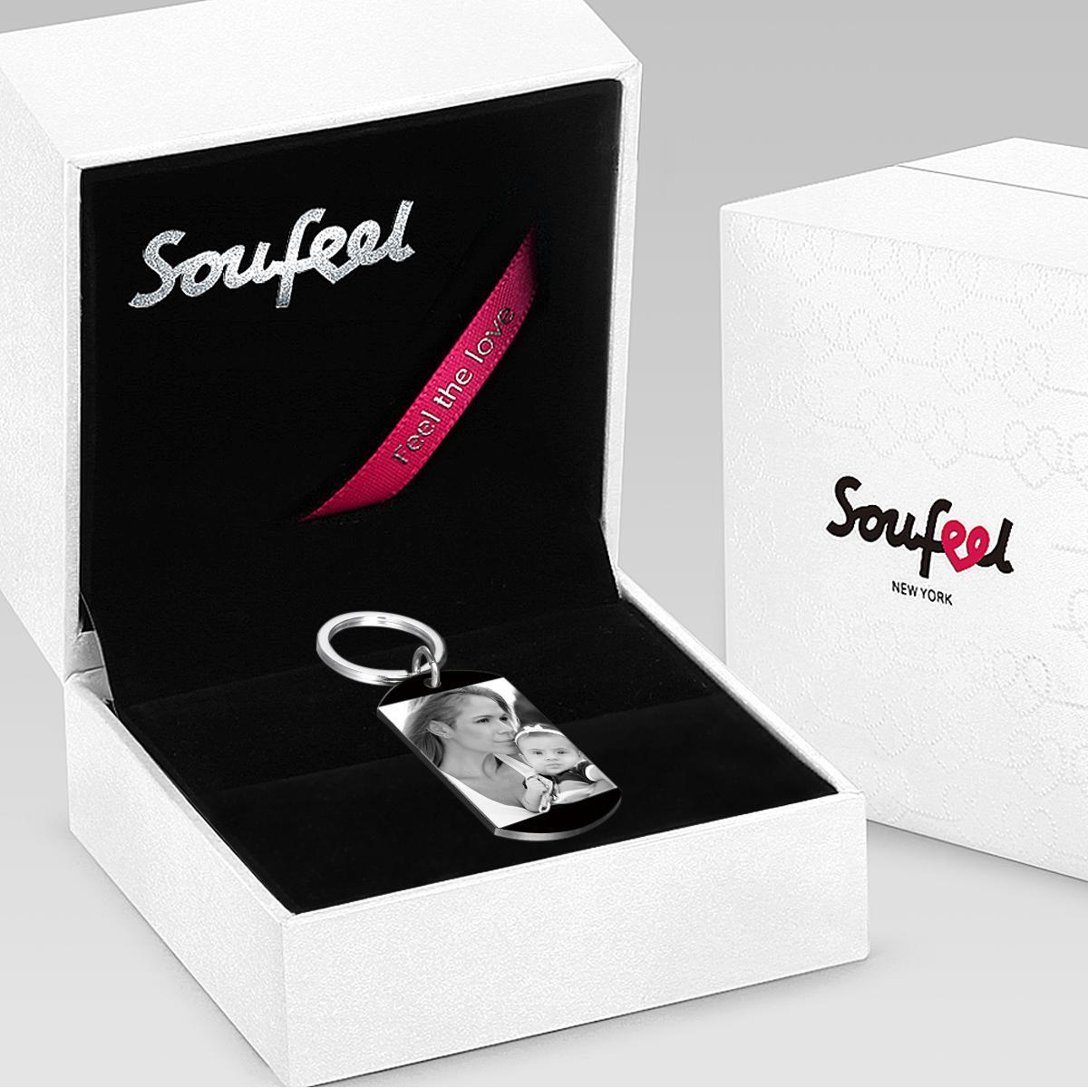Custom Keychain Photo Calendar Keychain Tag Keychain Gift for Mother - soufeelmy