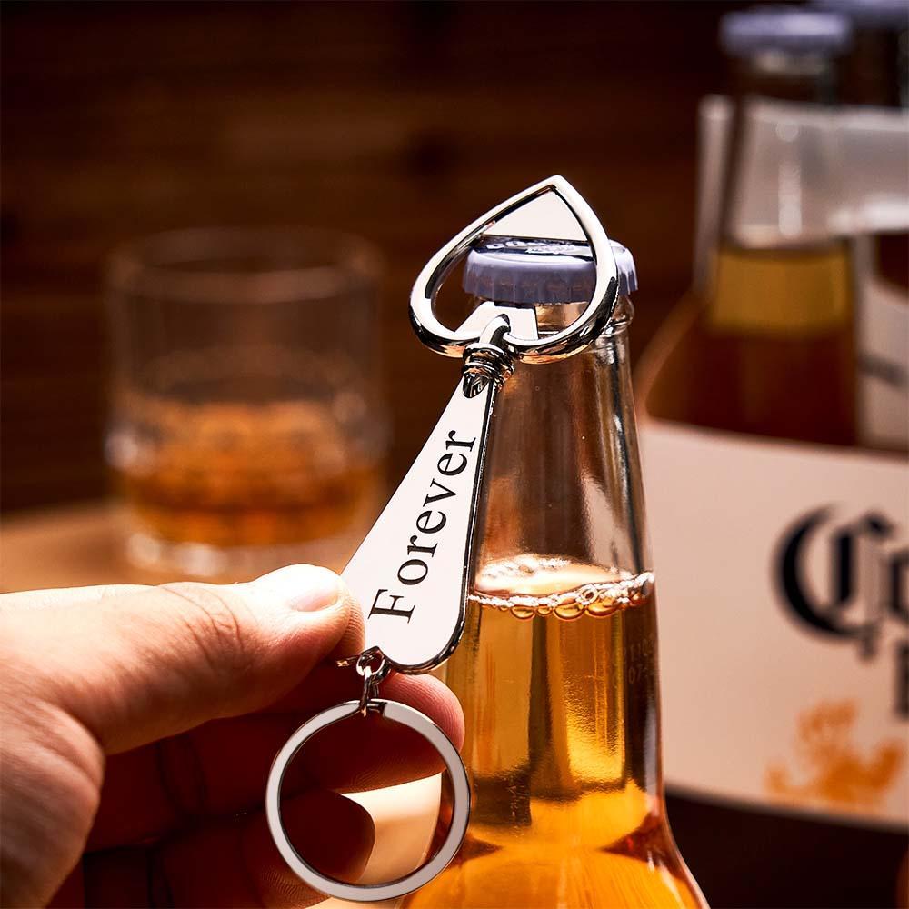 Personalized LOVE Heart Shaped Bottle Opener Key Tag Perfect Gift for any SOUFEEL Fan - soufeelmy