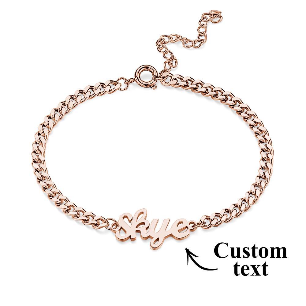 Custom Name Bracelet Personalized Fashion Bracelet Gift for Men - soufeelmy