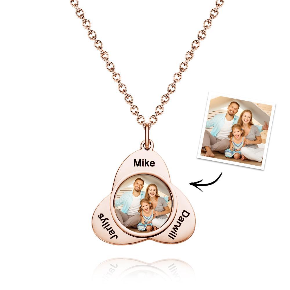 Custom Photo Name Necklace Romantic Gift for her - soufeelmy