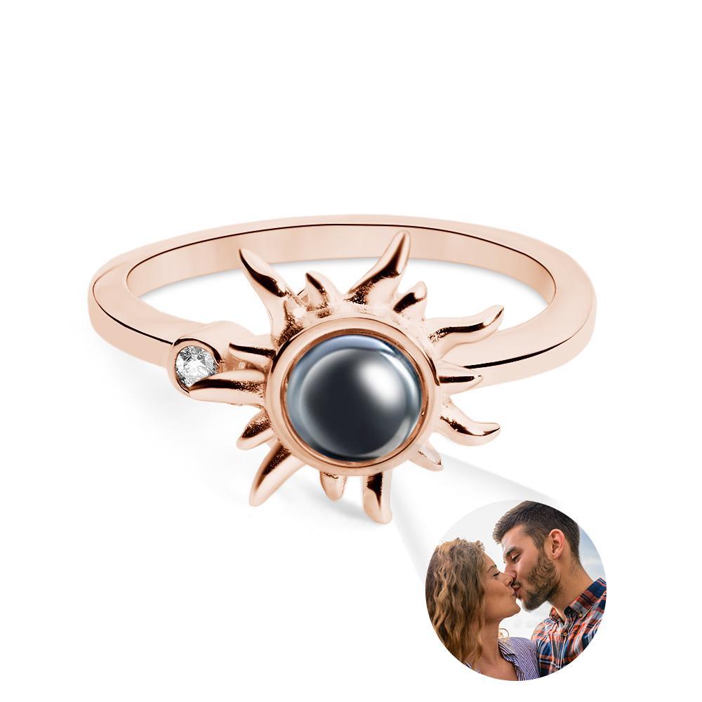 Custom Photo Projection Ring Fashion Sun Couple Gifts - soufeelmy