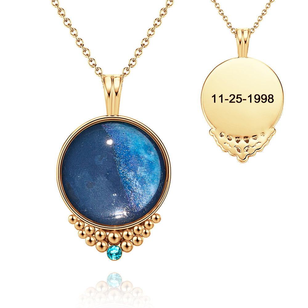 Custom Classic Birthstone Necklace Gift For Her - soufeelmy