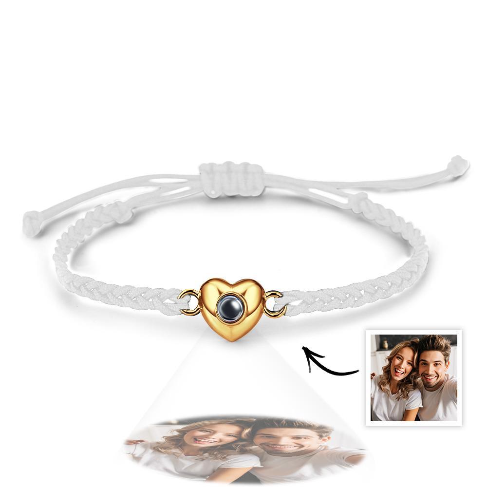 Personalized Picture Projection Bracelet with Heart Shaped Exquisite and Stylish Gift for Her - soufeelmy