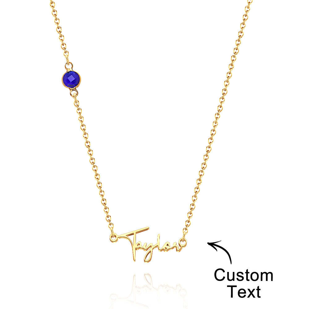 Custom Name Necklace with Diamonds Fashion Necklace for Her - soufeelmy