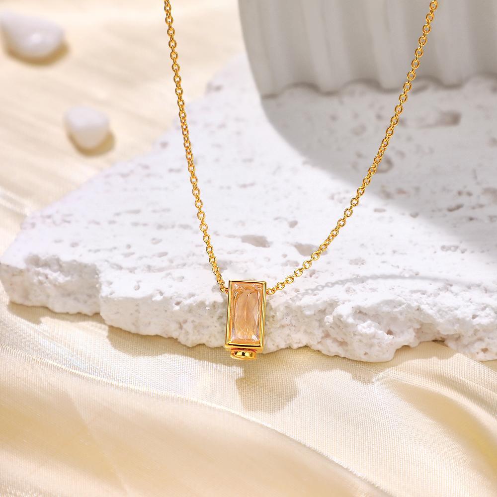 Engravable Urn Ashes Necklace Mini Cube Pendant Memorial Jewelry - soufeelmy