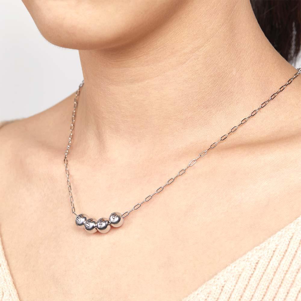 Personalized Necklace Perfect way to Show off Your Love with the 1-8 Names Unique and Heartfelt Gift - soufeelmy