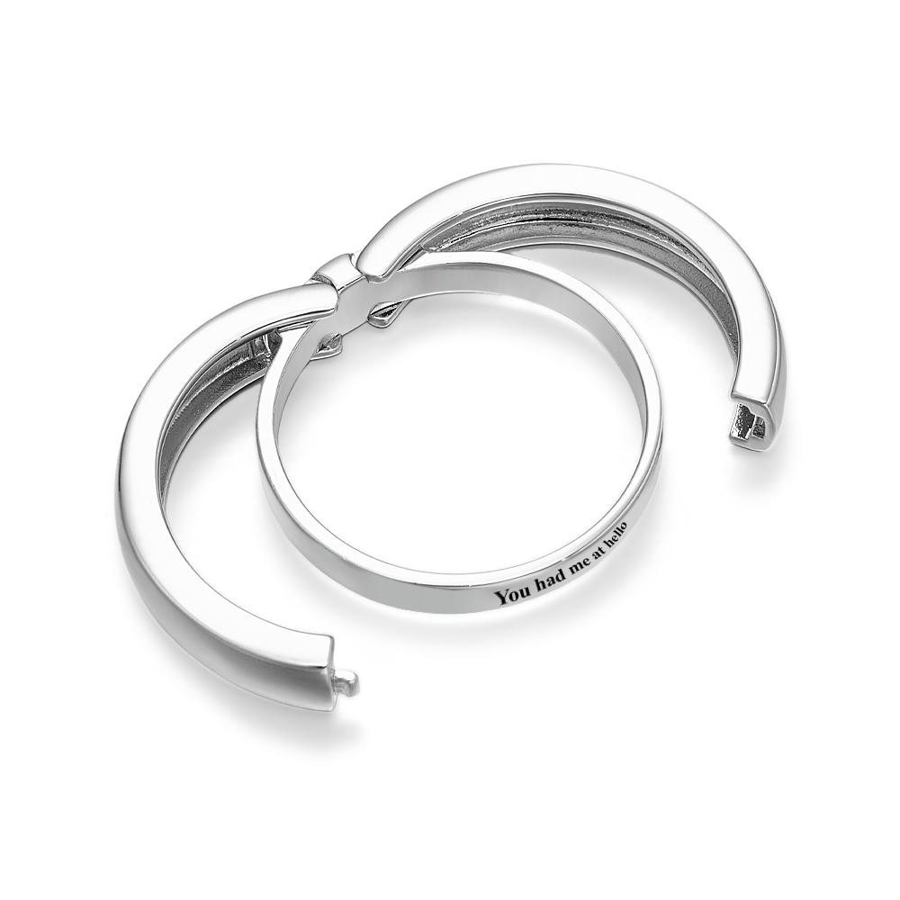 Custom Secret Message Ring Openable Ring Dainty Personalized Minimalist Jewelry Personalized Gift for Him - soufeelmy