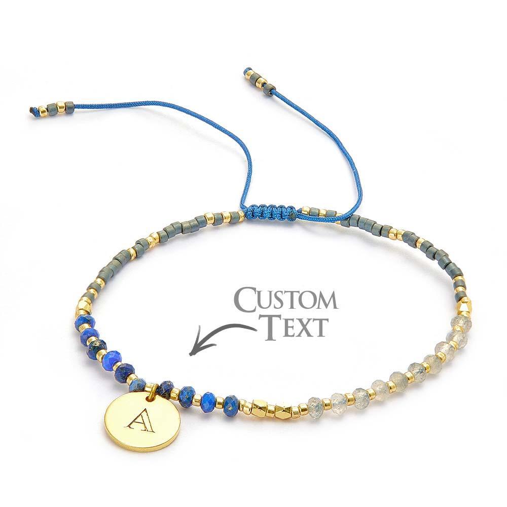 Custom Engraved Bracelet Bohemia Stacked Style Gifts - soufeelmy