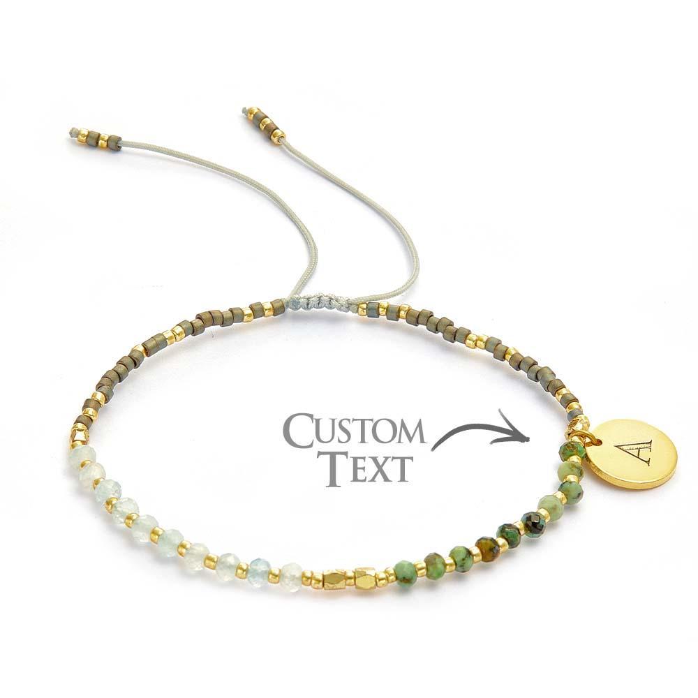 Custom Engraved Bracelet Bohemia Stacked Style Gifts - soufeelmy