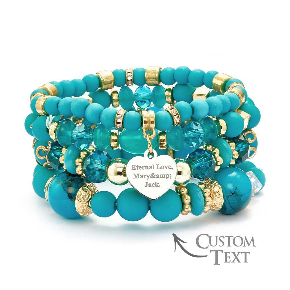 Custom Engraved Bracelet Bohemia Style Exquisite Gift for Girl - soufeelmy