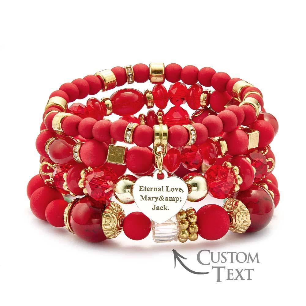 Custom Engraved Bracelet Bohemia Style Exquisite Gift for Girl - soufeelmy