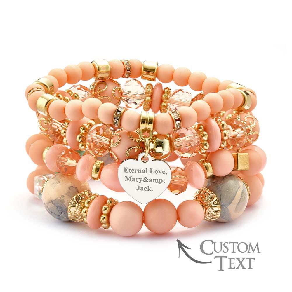 Custom Engraved Bracelet Bohemia Style Exquisite Gift for Girl - soufeelmy