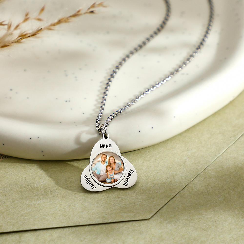 Custom Photo Name Necklace Romantic Gift for her - soufeelmy