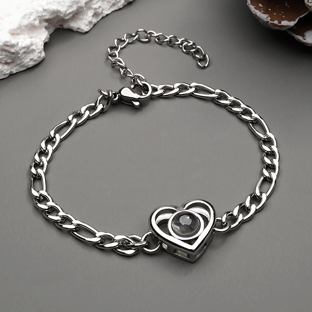 Custom Projection Bracelet Fashion Chain Retro Old Gift for Men - soufeelmy