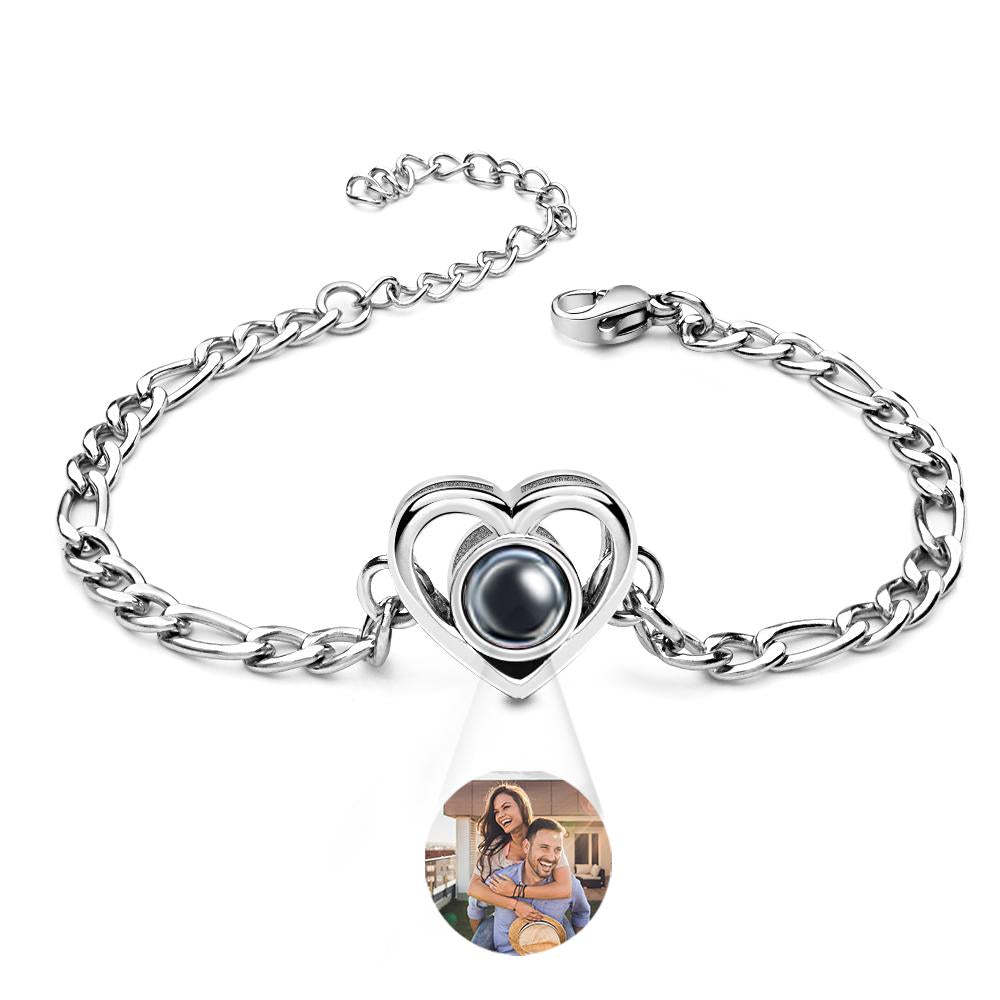 Custom Projection Bracelet Fashion Chain Retro Old Gift for Men - soufeelmy