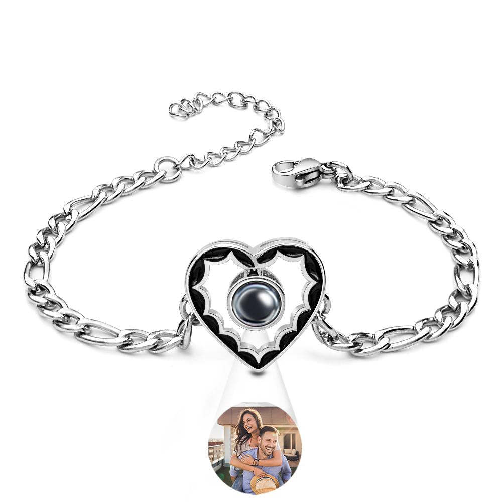 Custom Projection Bracelet Fashion Chain Retro Old Gift for Men - soufeelmy