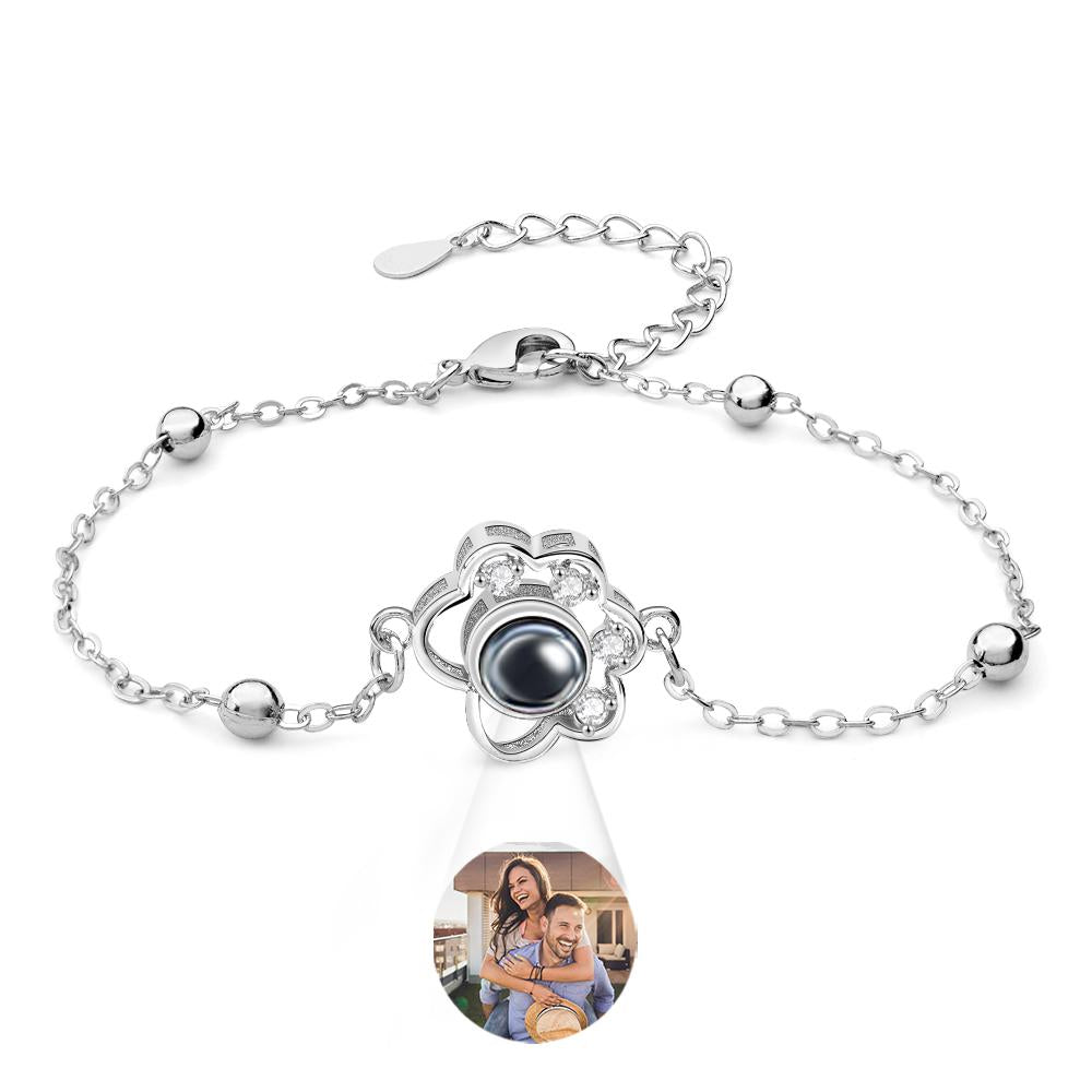 Custom Projection Bracelet Animal Footprint Cute Present for Pet Lover - soufeelmy