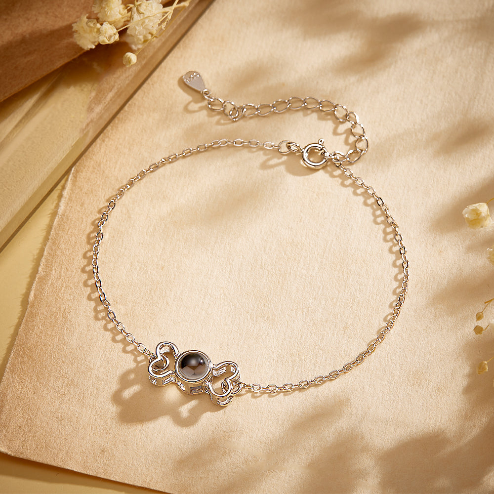 Custom Projection Bracelet Cute Bone Gift for Her - soufeelmy