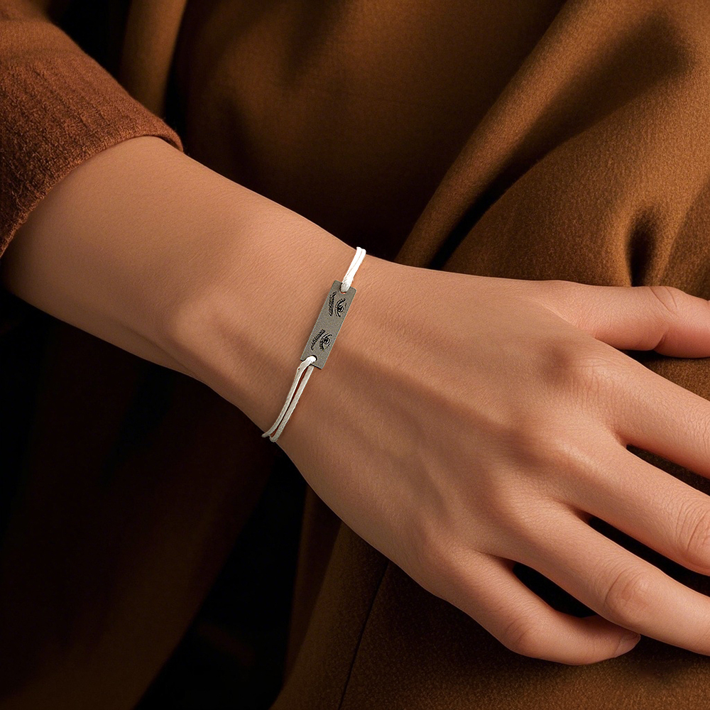 Custom Engraved Bracelet With Eyes Photo Eyes of Love Bracelet - soufeelmy
