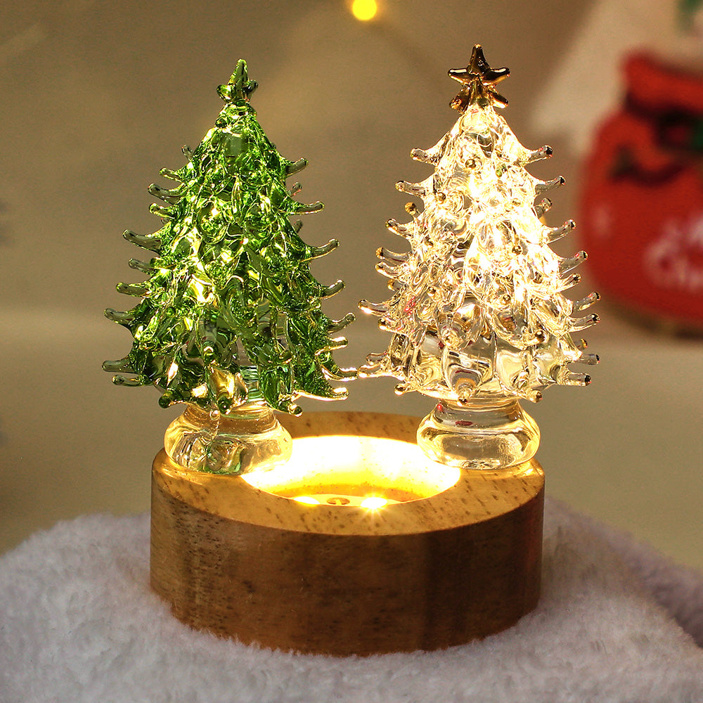 USB Wooden Round Base - Warm Light - soufeelmy