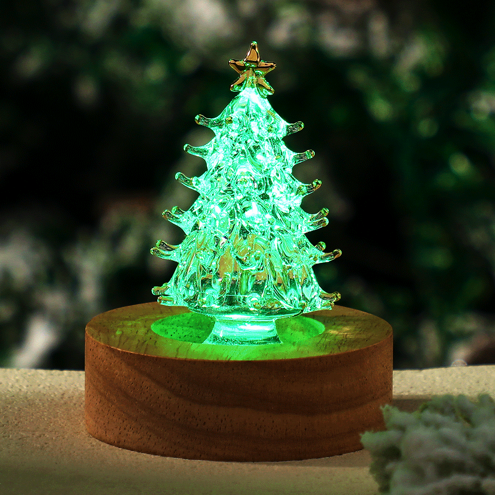 USB Wooden Round Base - Colorful Gradient - soufeelmy