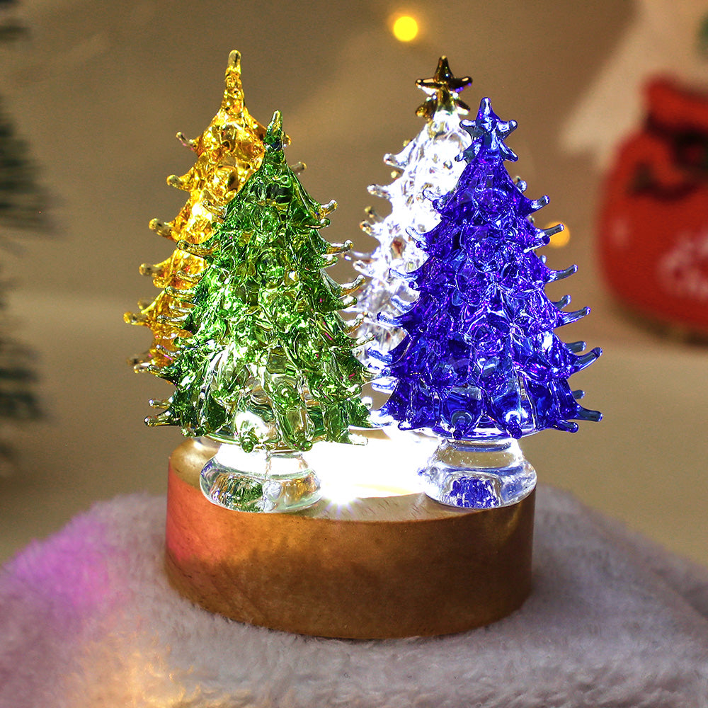 USB Wooden Round Base - White Light - soufeelmy