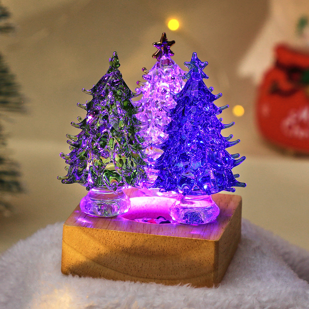 USB Wooden Square Base - Colorful Gradient - soufeelmy