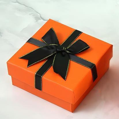 Orange Square Gift Box 9*9*4cm - soufeelmy