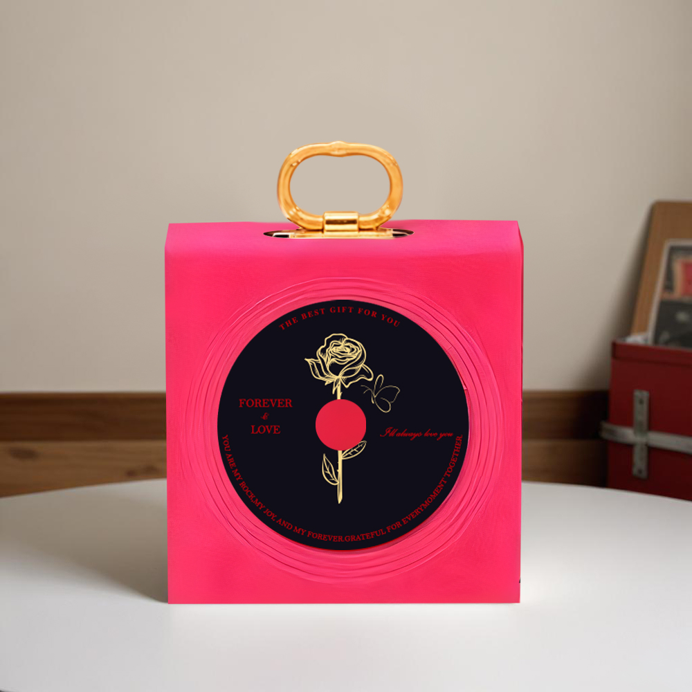 Stylish Pink Gift Box for Fridge Magnets - soufeelmy