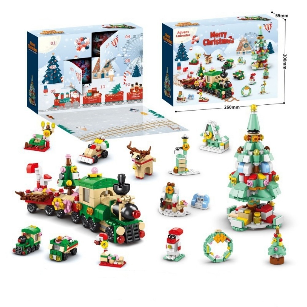 Christmas Building Blocks 12 Day Countdown Calendar Gift Box for 6-12 Year Olds 6 in 1 Christmas Gifts - soufeelmy