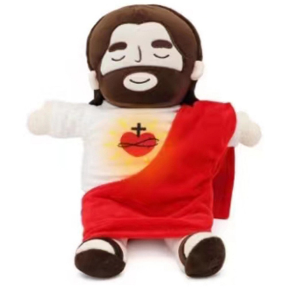 Breathing Jesus Plush Christian Gifts Sleeping Doll - soufeelmy