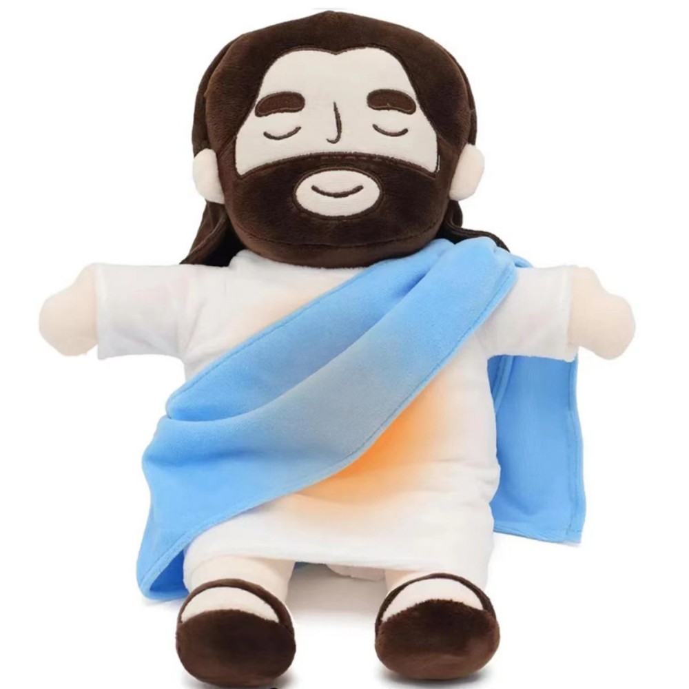 Breathing Jesus Plush Christian Gifts Sleeping Doll - soufeelmy