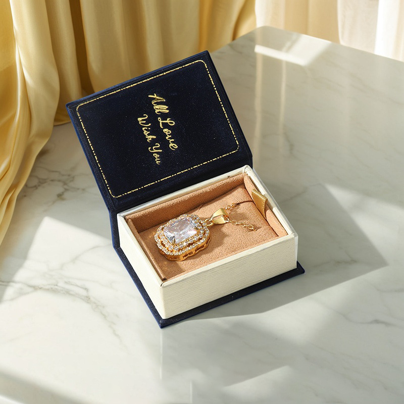 Book Shape Jewelry Box Ring Box Necklace Box Multicolor Gift Box Gift For Lover For Her (Box Only No Jewelry Included) - soufeelmy