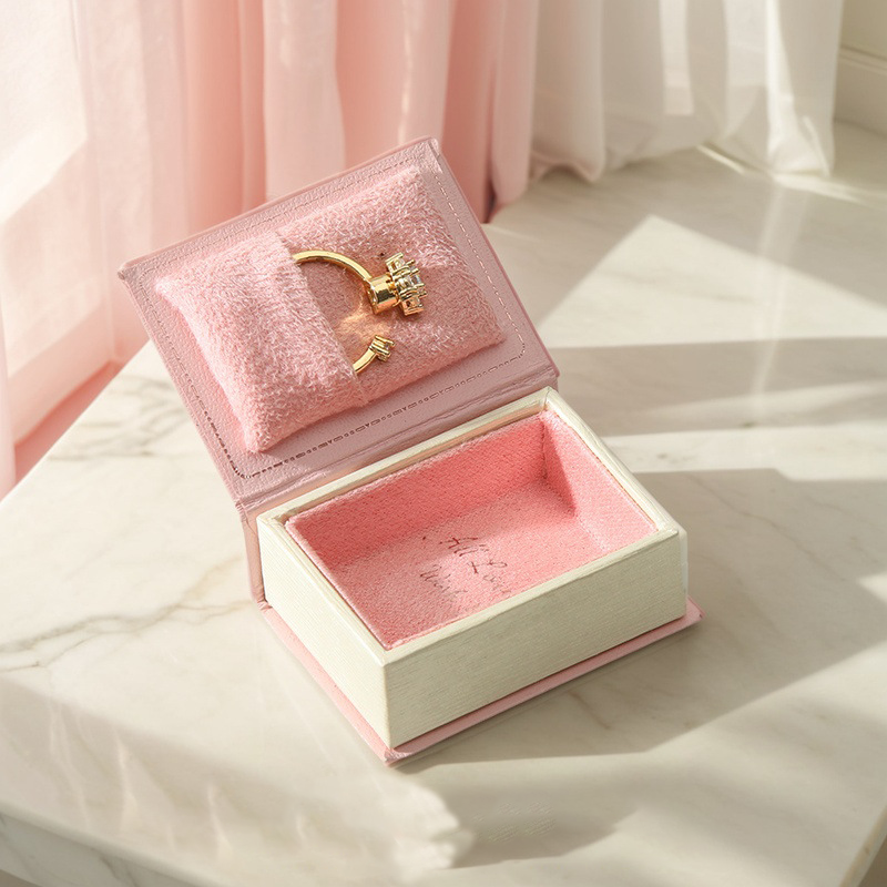 Book Shape Jewelry Box Ring Box Necklace Box Multicolor Gift Box Gift For Lover For Her (Box Only No Jewelry Included) - soufeelmy