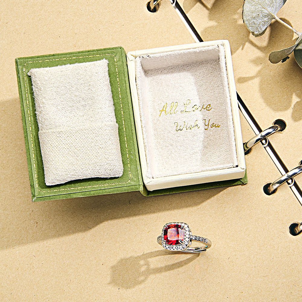 Book Shape Box with Adjustable Ring Multicolor Valentine's Day Gift For Lover For Her - soufeelmy