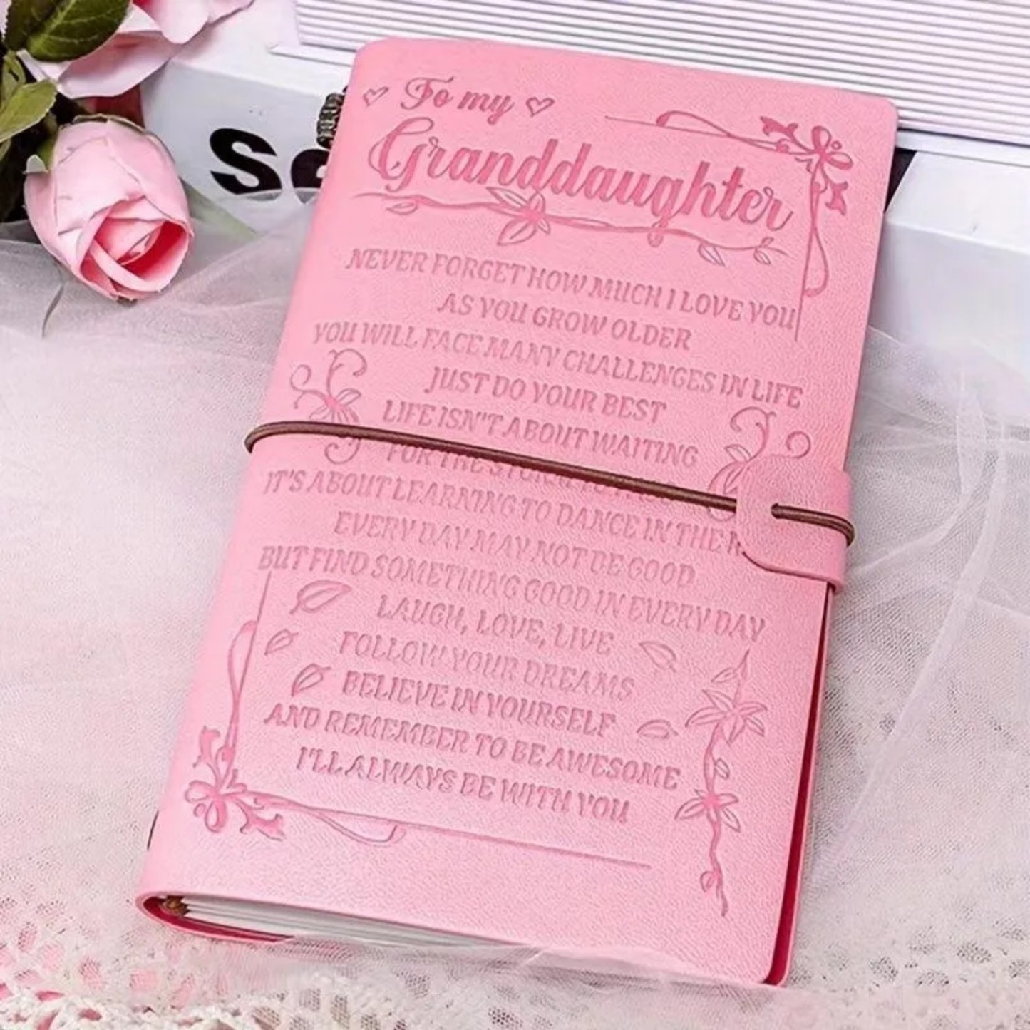 Pink Notebook With 136 Pages For Writing Card Slots And Storage Bags Free Matching Pages Gifts For Mothers Gifts For Girls - soufeelmy