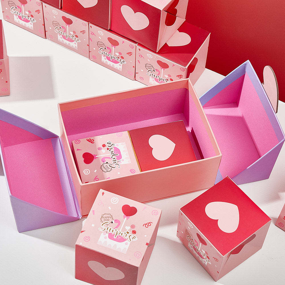 DIY Surprise Gift Box Explosion for Money Cash Pop Up Gift Box for Lover - soufeelmy
