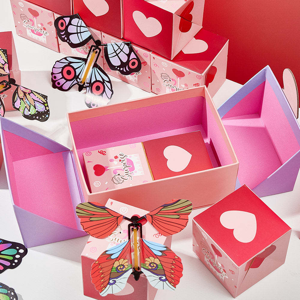 DIY Surprise Gift Box Explosion for Money Cash Pop Up Gift Box for Lover - soufeelmy