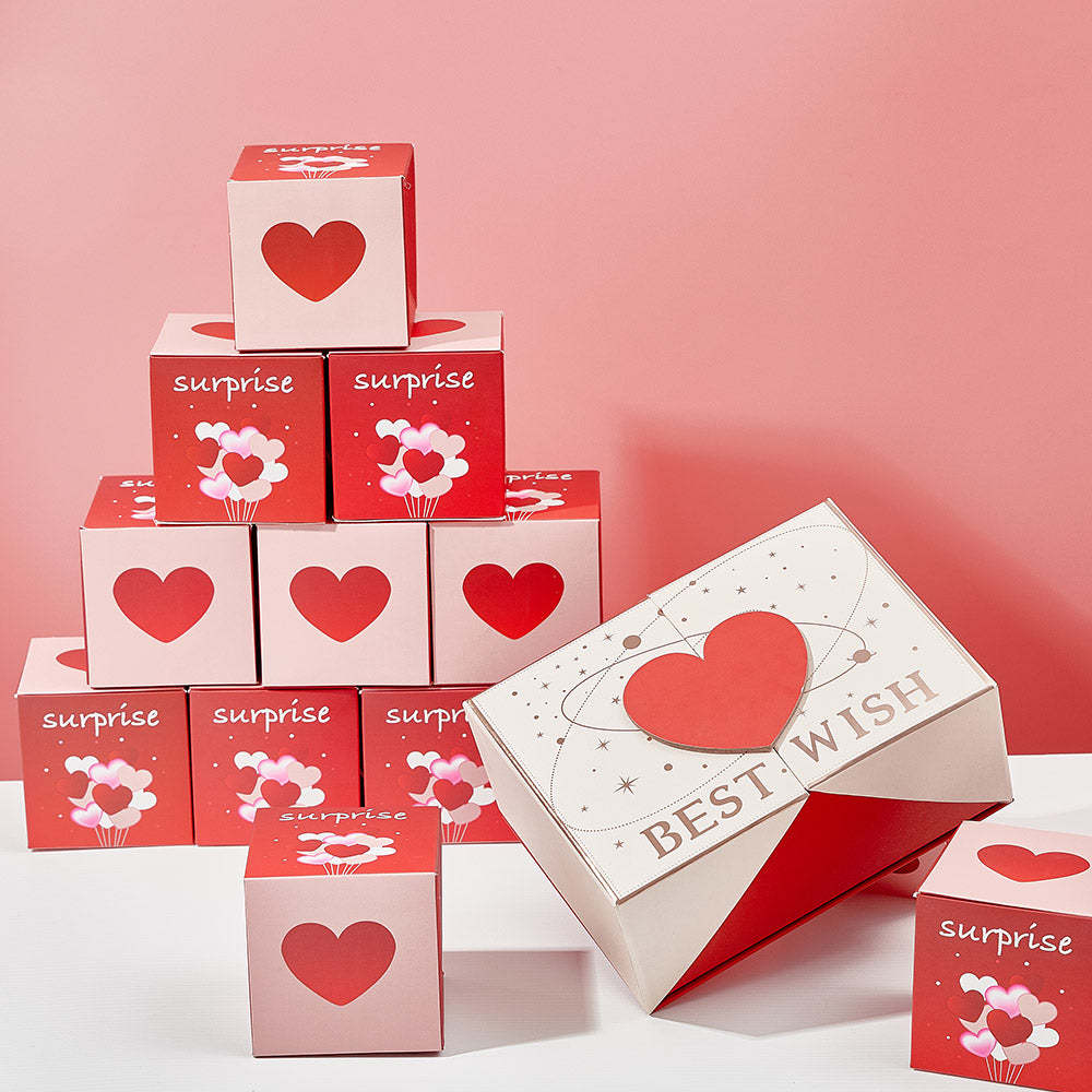 DIY Surprise Gift Box Explosion for Money Cash Pop Up Gift Box for Lover - soufeelmy